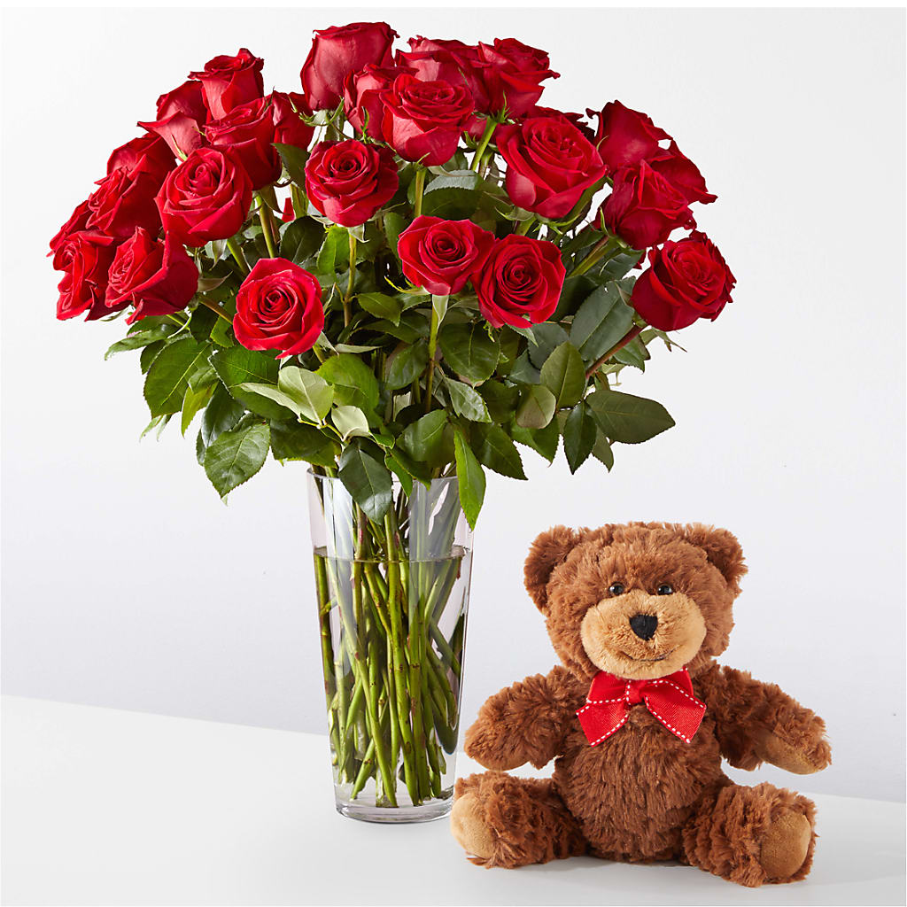 Romantic Long Stem Red Rose Bouquet Bundles – HELEN'S FLOWERS LLC, Radcliff KY