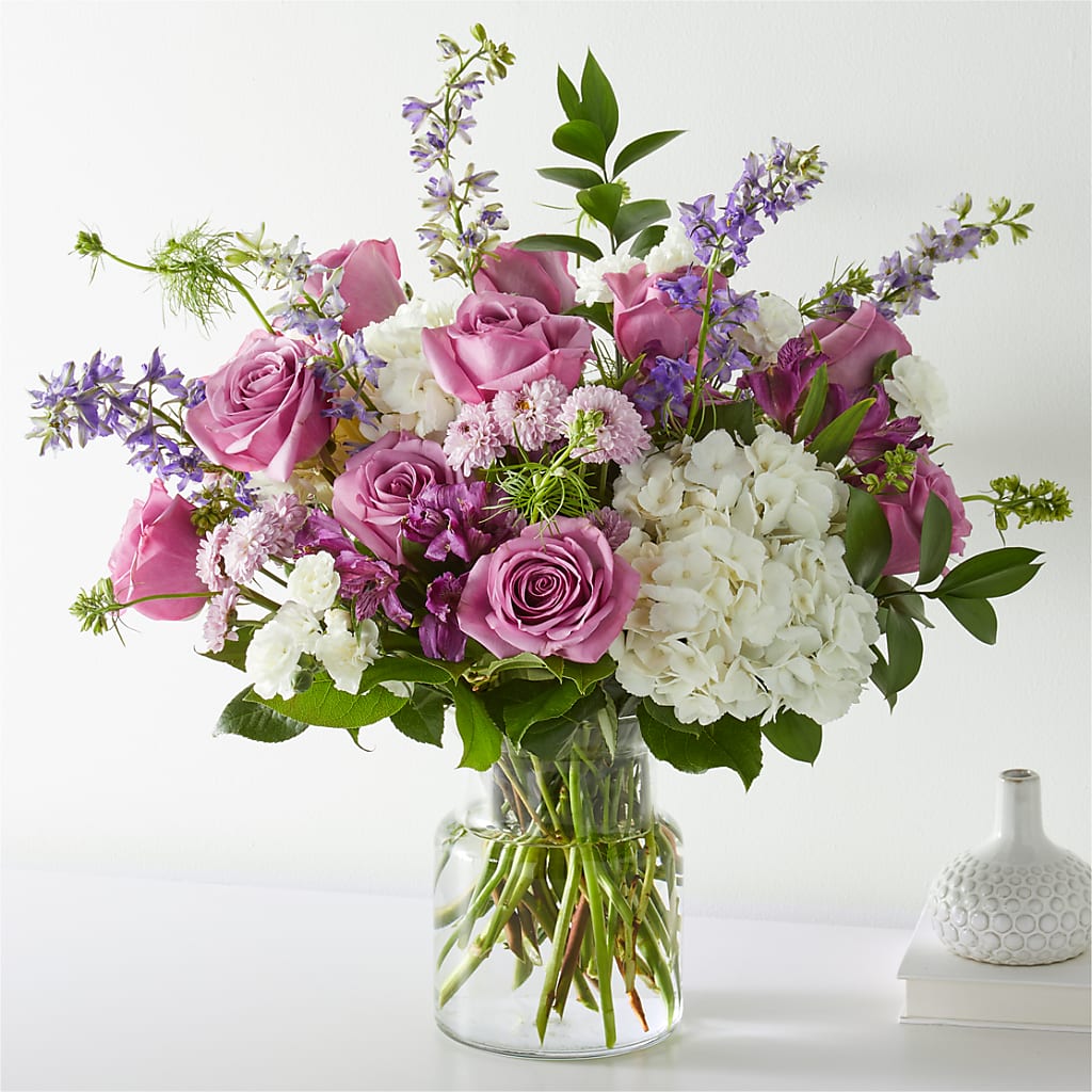 Violet Caress Bouquet – HELEN'S FLOWERS LLC, Radcliff KY