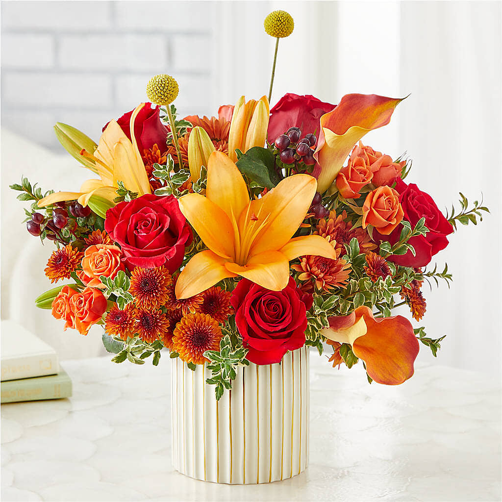 Scarlet Skies Bouquet – HELEN'S FLOWERS LLC, Radcliff KY