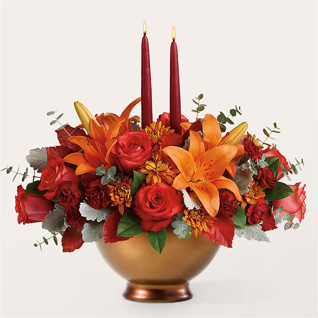 Fruits of Fall Centerpiece – HELEN'S FLOWERS LLC, Radcliff KY