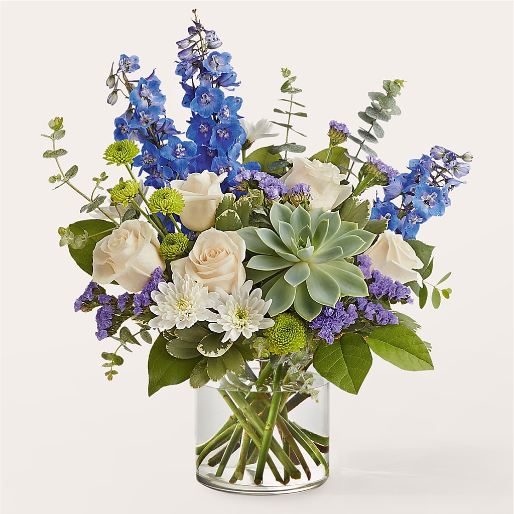 Cerulean Waves Bouquet – HELEN'S FLOWERS LLC, Radcliff KY