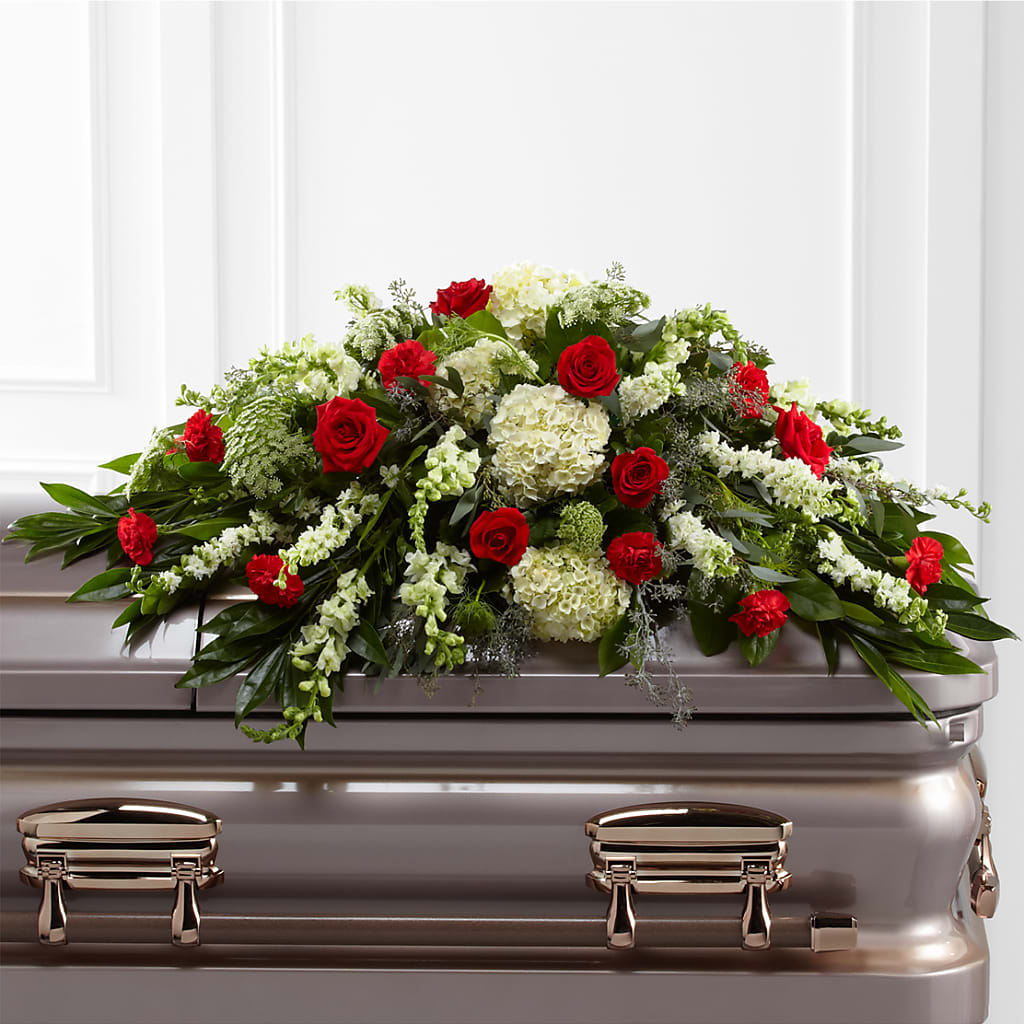 Sincerity Casket Spray – HELEN'S FLOWERS LLC, Radcliff KY