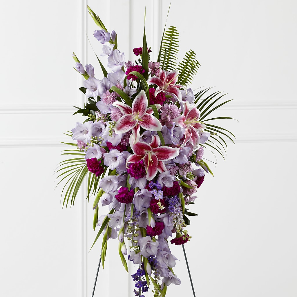 Tender Touch Standing Spray – HELEN'S FLOWERS LLC, Radcliff KY