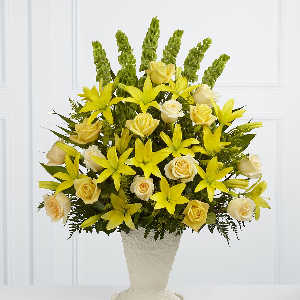 Golden Memories Arrangement – HELEN'S FLOWERS LLC, Radcliff KY