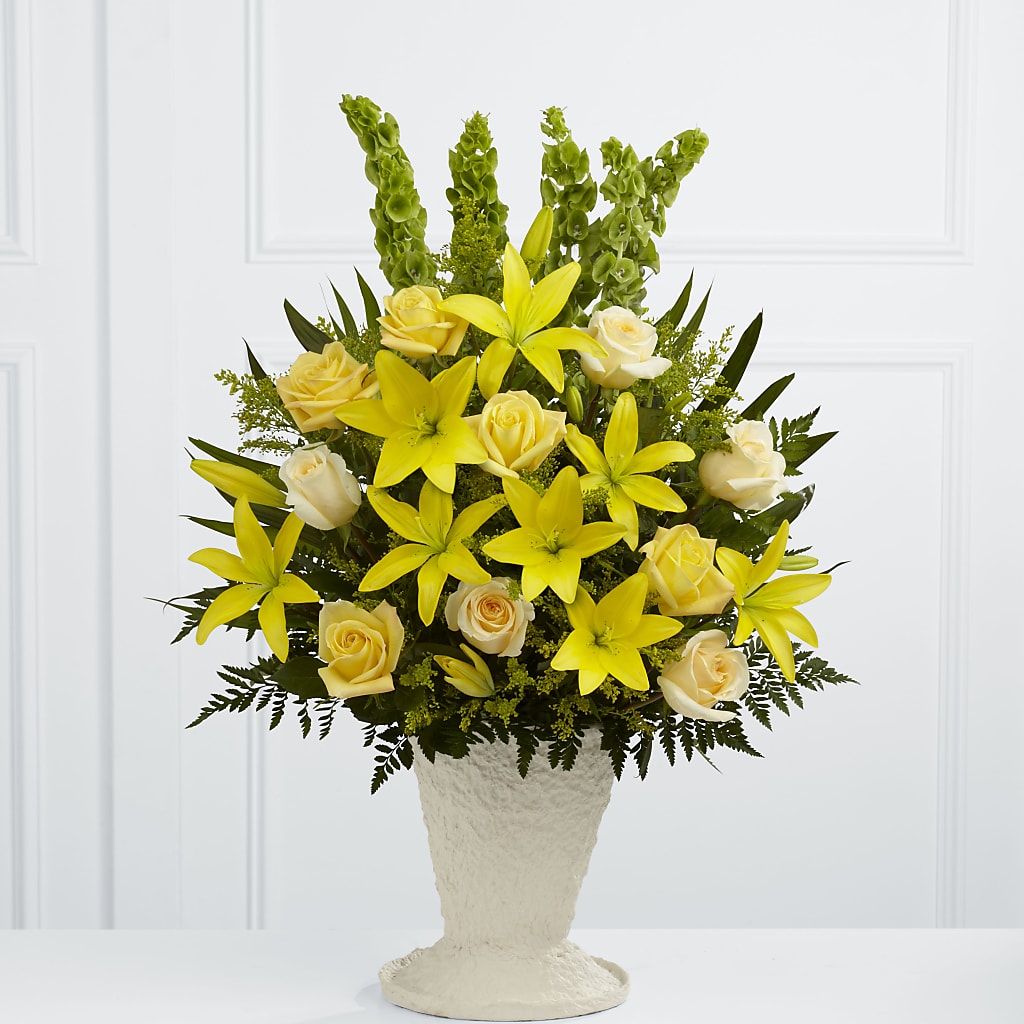 Golden Memories Arrangement – HELEN'S FLOWERS LLC, Radcliff KY