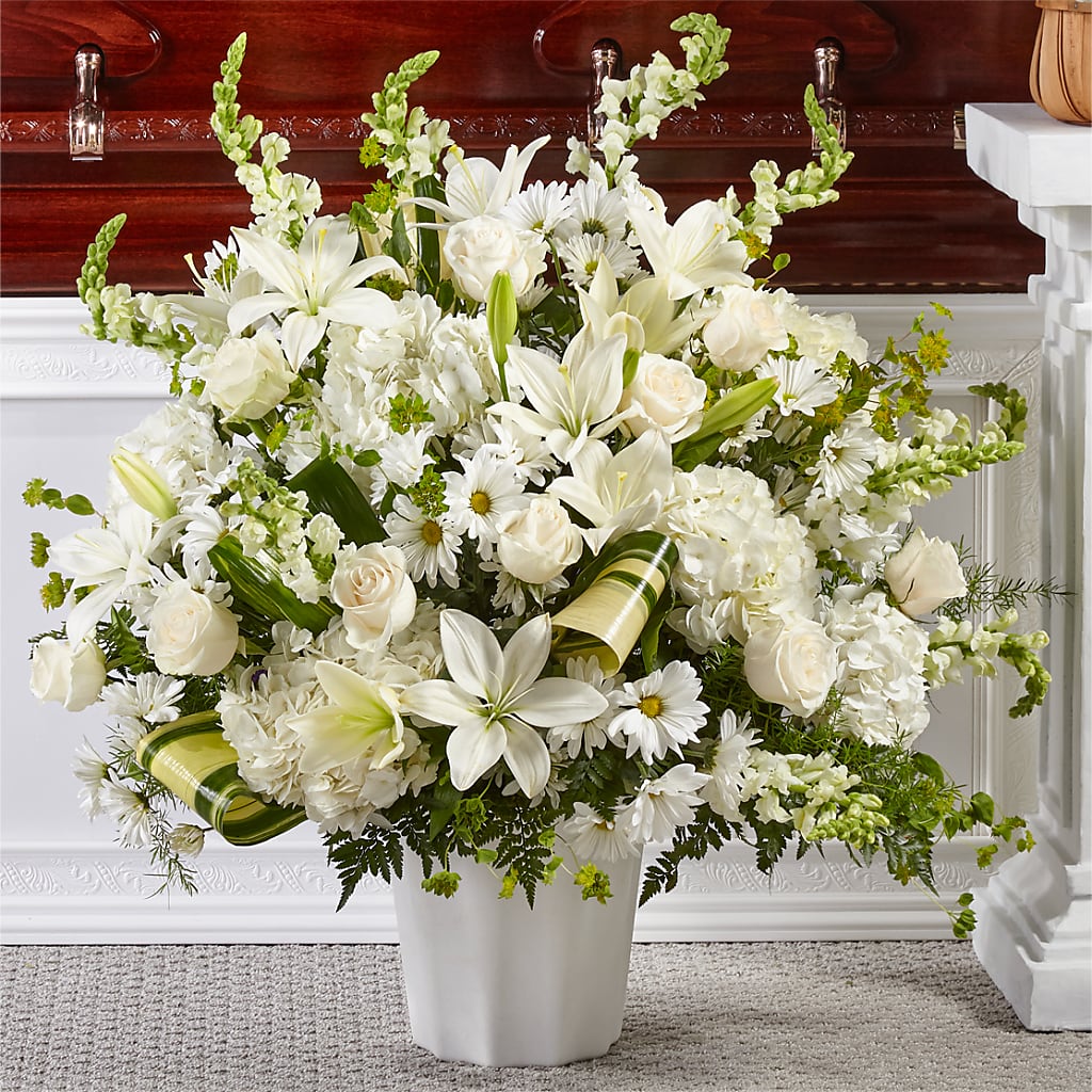 Thoughts of Tranquility Floor Basket – HELEN'S FLOWERS LLC, Radcliff KY