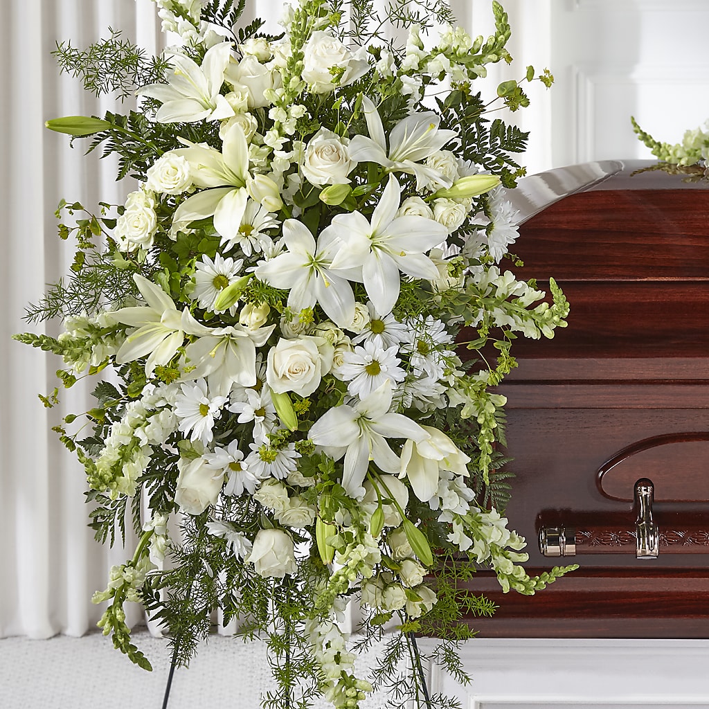 Loving Thoughts Standing Spray – HELEN'S FLOWERS LLC, Radcliff KY