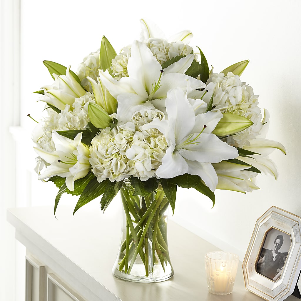 Compassionate Lily Bouquet – HELEN'S FLOWERS LLC, Radcliff KY