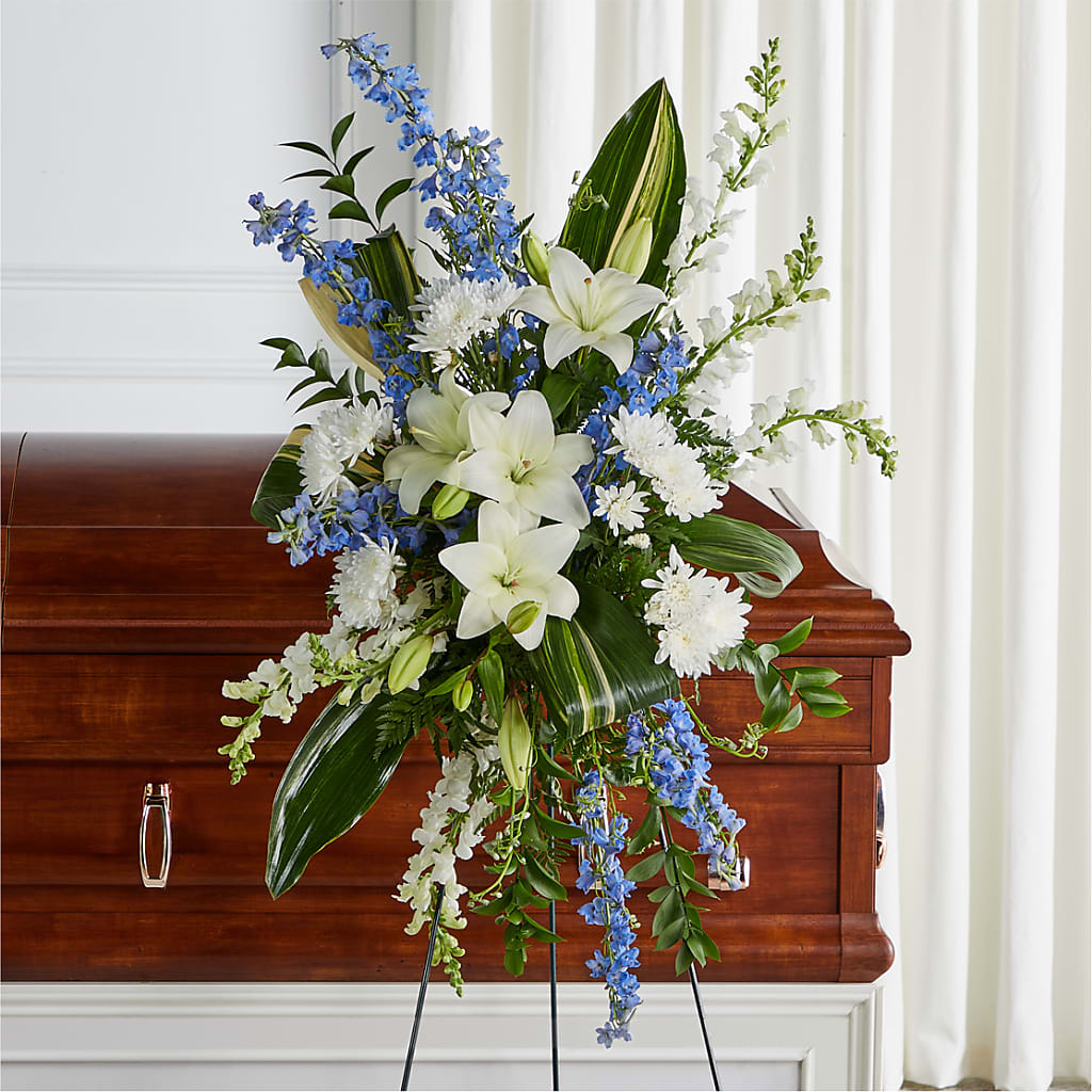 Eternal Impressions Standing Spray – HELEN'S FLOWERS LLC, Radcliff KY