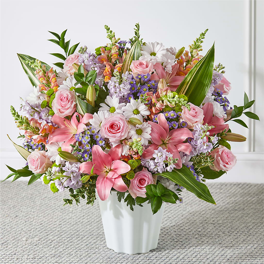 Abundant Compassion Floor Basket – HELEN'S FLOWERS LLC, Radcliff KY