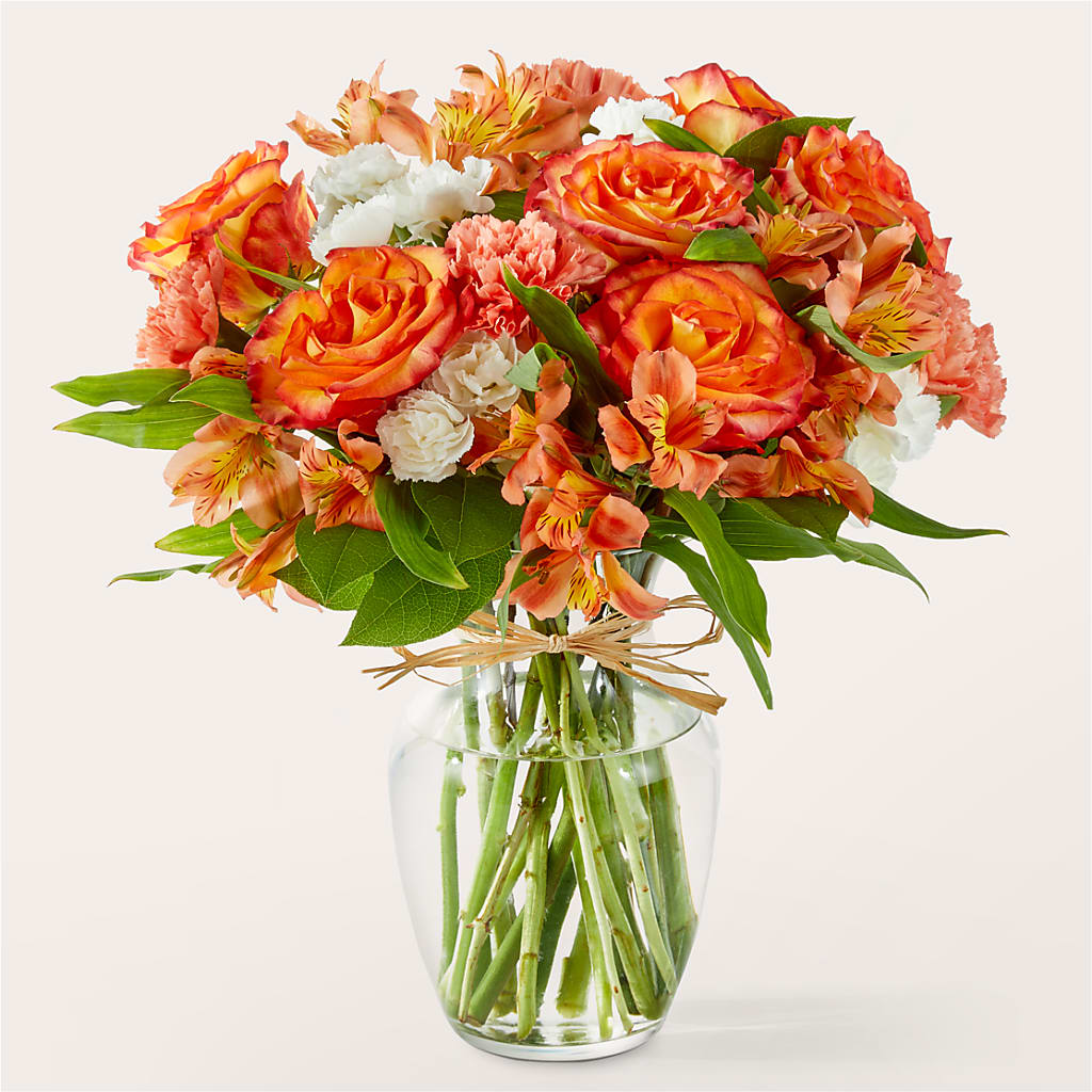 Apricot Glow Bouquet – HELEN'S FLOWERS LLC, Radcliff KY