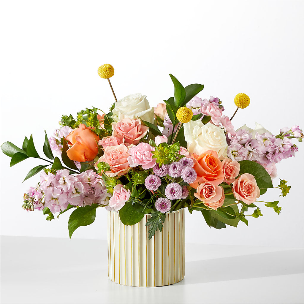 French Market Bouquet with Ivory Vase – HELEN'S FLOWERS LLC, Radcliff KY