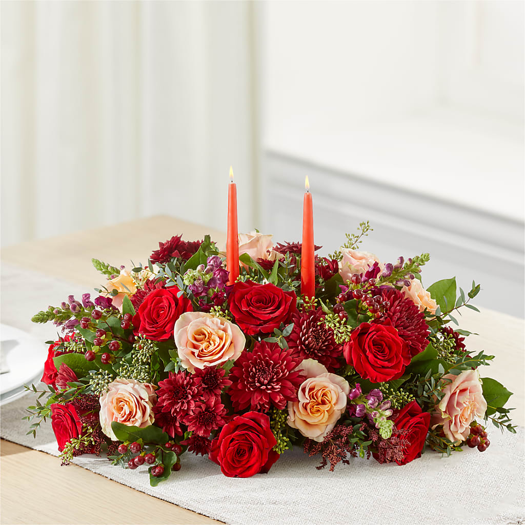 Most Thankful Centerpiece – HELEN'S FLOWERS LLC, Radcliff KY
