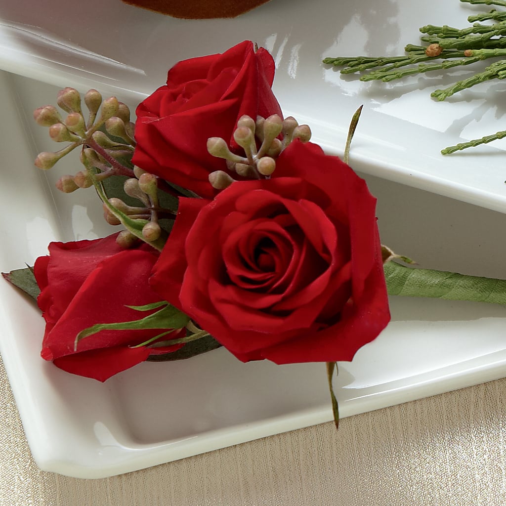 Red Spray Rose Boutonniere – HELEN'S FLOWERS LLC, Radcliff KY