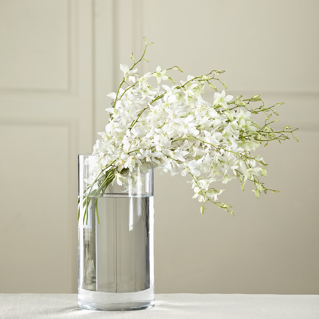 White Dendrobium Bouquet – HELEN'S FLOWERS LLC, Radcliff KY