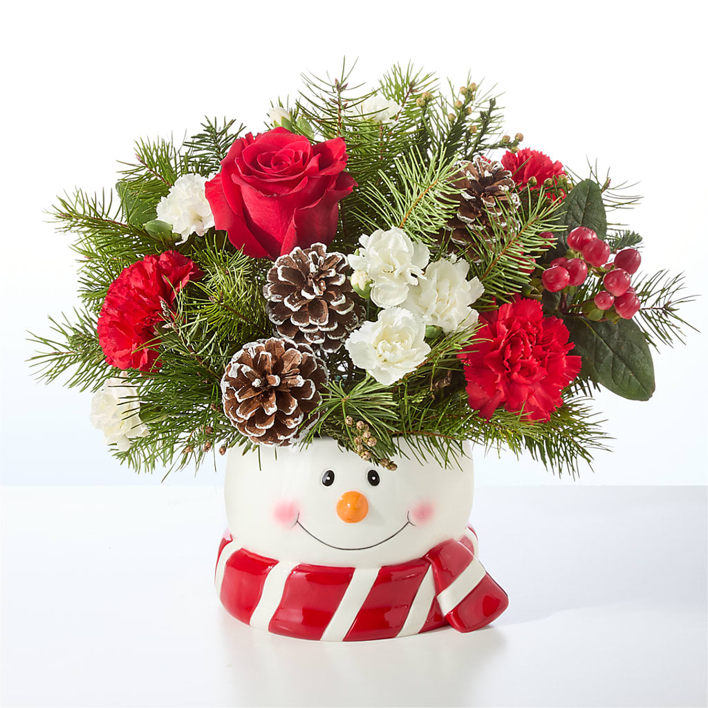 Jolly Snowman Bouquet – HELEN'S FLOWERS LLC, Radcliff KY