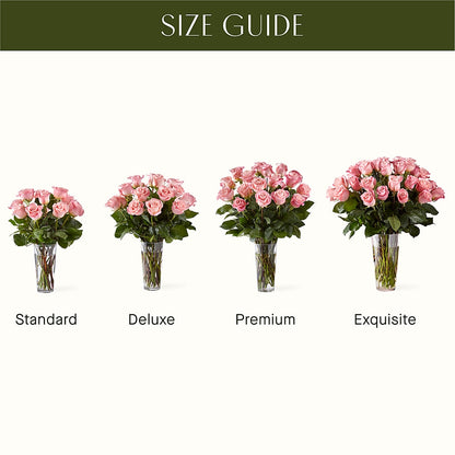 Long Stem Pink Rose Bouquet – HELEN'S FLOWERS LLC, Radcliff KY