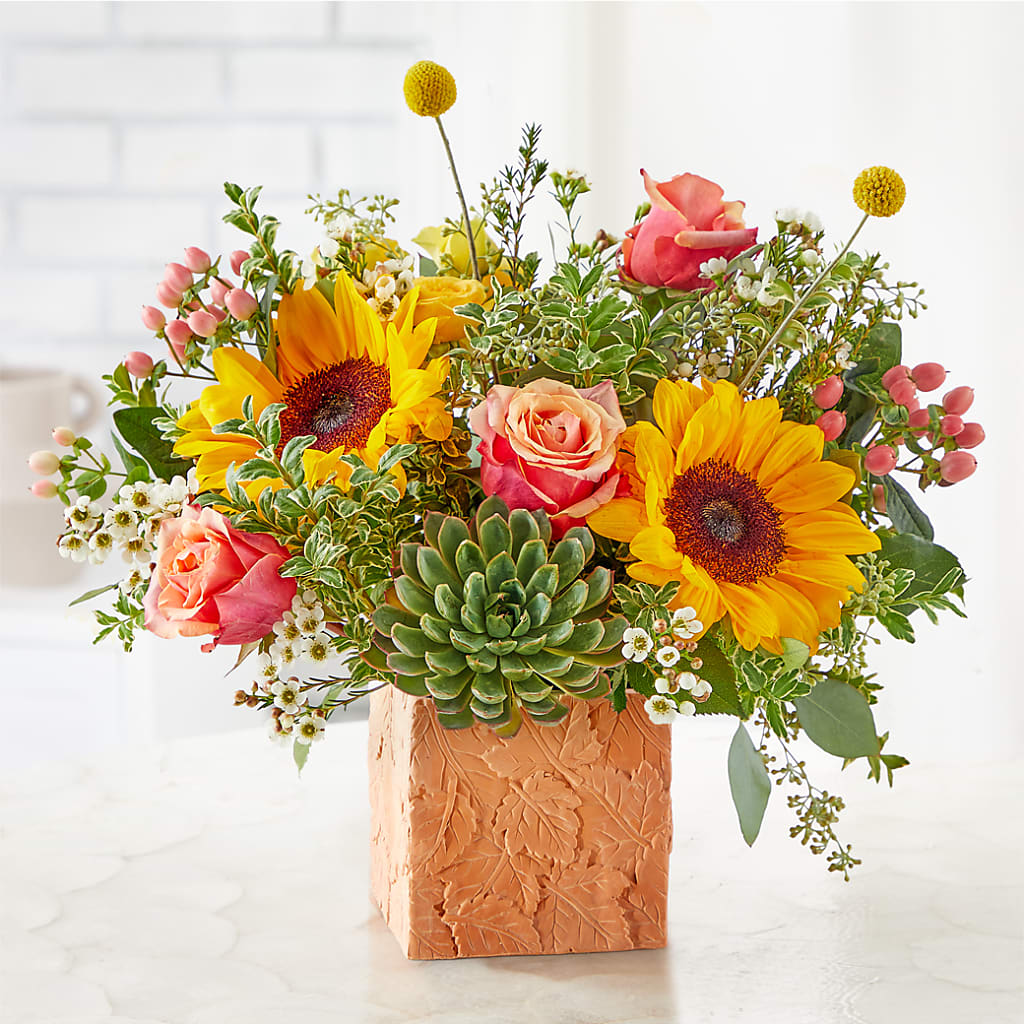 Sunflower Season Bouquet – HELEN'S FLOWERS LLC, Radcliff KY
