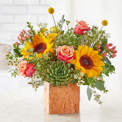 Sunflower Season Bouquet – HELEN'S FLOWERS LLC, Radcliff KY