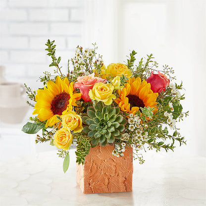 Sunflower Season Bouquet – HELEN'S FLOWERS LLC, Radcliff KY
