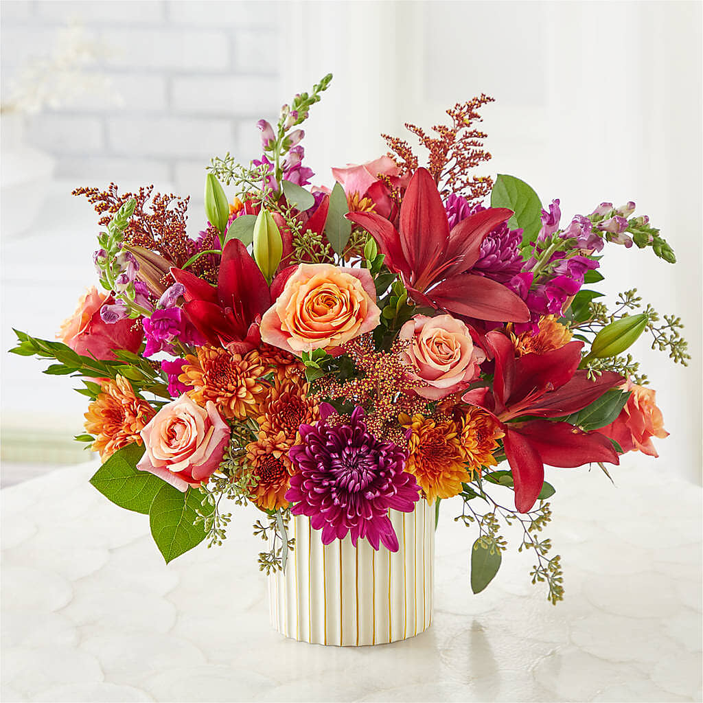 Burgundy Landscape Bouquet – HELEN'S FLOWERS LLC, Radcliff KY