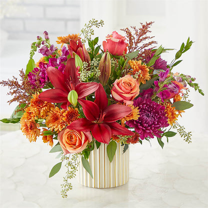 Burgundy Landscape Bouquet – HELEN'S FLOWERS LLC, Radcliff KY