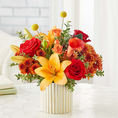 Scarlet Skies Bouquet – HELEN'S FLOWERS LLC, Radcliff KY