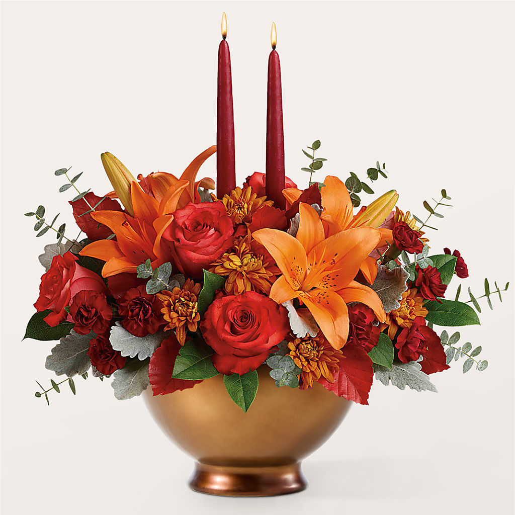Fruits of Fall Centerpiece – HELEN'S FLOWERS LLC, Radcliff KY