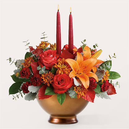 Fruits of Fall Centerpiece – HELEN'S FLOWERS LLC, Radcliff KY