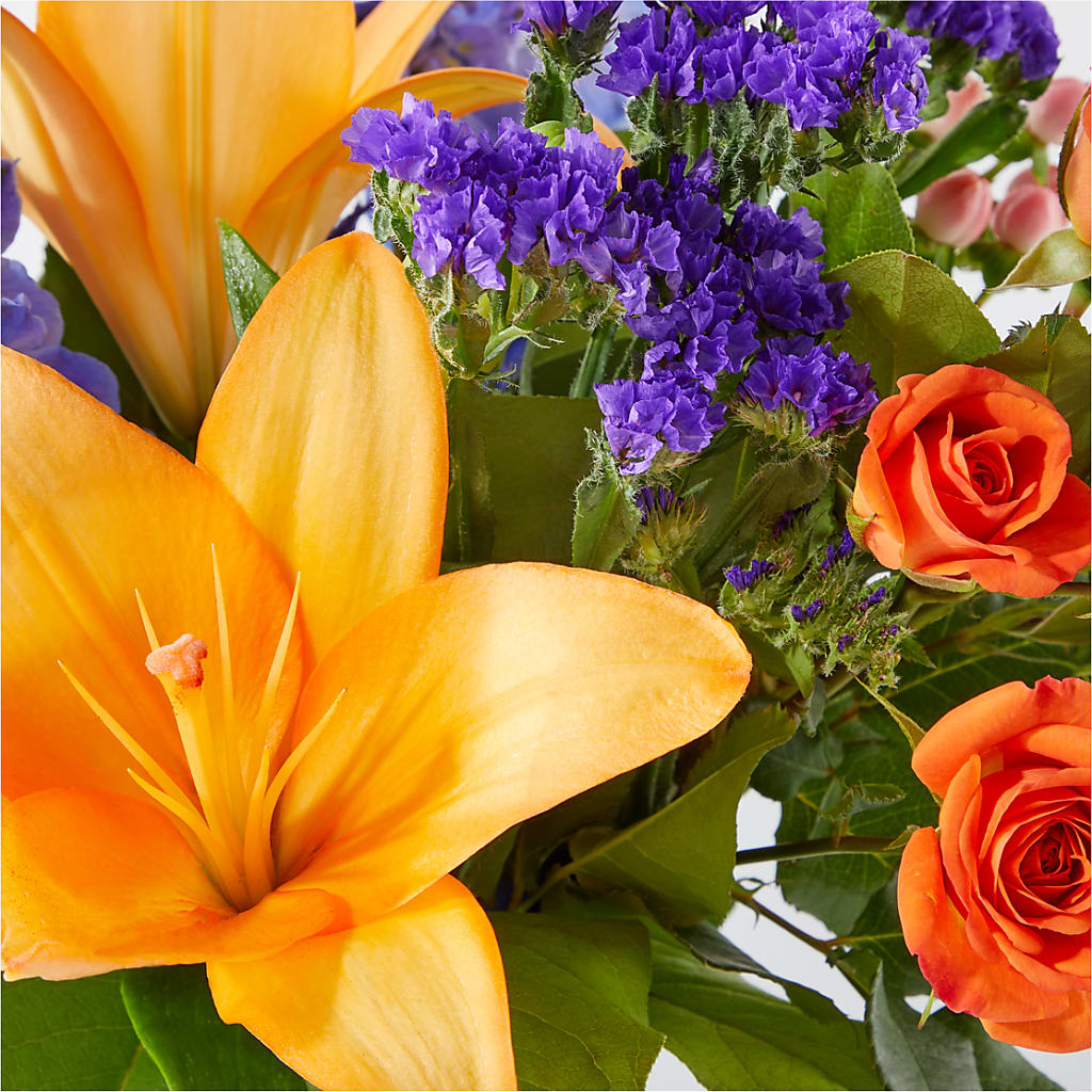 Radiant Citrus Bouquet – HELEN'S FLOWERS LLC, Radcliff KY