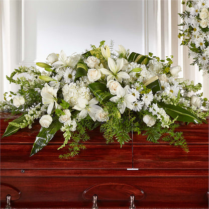 Abundance Casket Spray – HELEN'S FLOWERS LLC, Radcliff KY