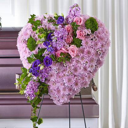 Treasured Love Standing Heart – HELEN'S FLOWERS LLC, Radcliff KY