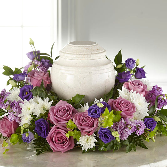 Blooming Sympathy Cremation Adornment – HELEN'S FLOWERS LLC, Radcliff KY