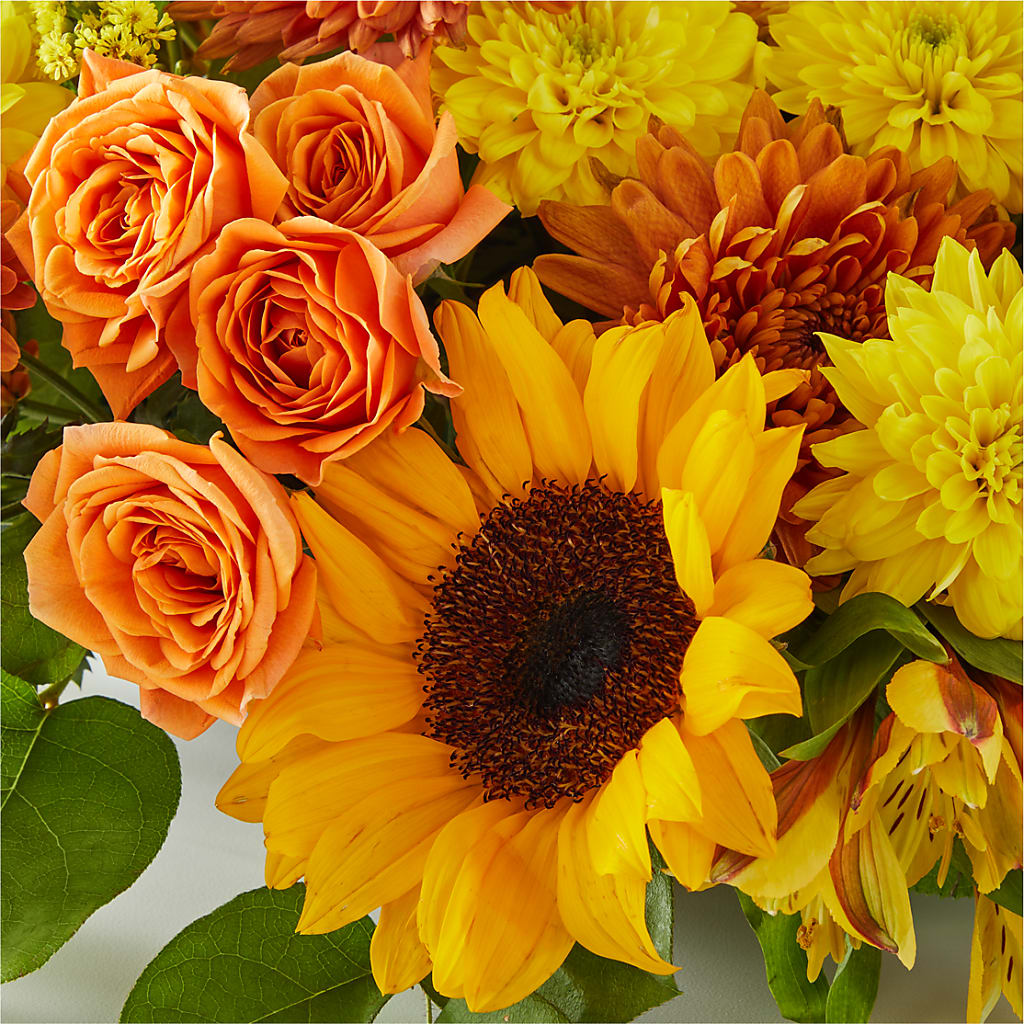 Autumn Harmony Centerpiece – HELEN'S FLOWERS LLC, Radcliff KY