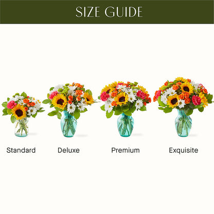 Sun-drenched Blooms Bouquet – HELEN'S FLOWERS LLC, Radcliff KY