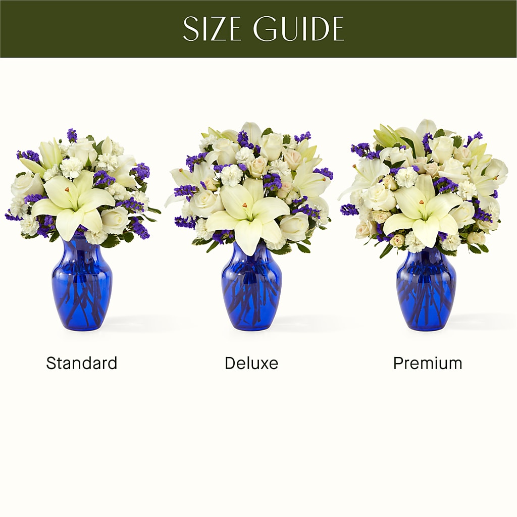 Sapphire Rush Bouquet – HELEN'S FLOWERS LLC, Radcliff KY