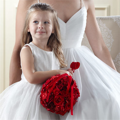 Pure at Heart Flower Girl Arrangement – HELEN'S FLOWERS LLC, Radcliff KY